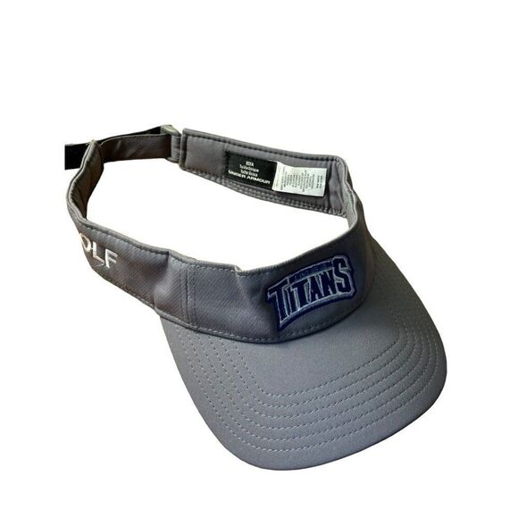 Under Armour Golf Visor One Size Fits All Titans Logo Adjustable Strap - Picture 6 of 6